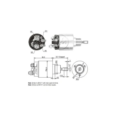 Bilde av ERA ZM580 Magnetbryter, starter VOLKSWAGEN: LT 28 35 I Flatvogn lastebil / Chassis