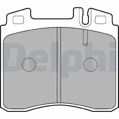 Bilde av Bremseklosser sett, Framaksel, mercedes benz s klass [w140], coupé [c140], sl [r107], 002 420 0420, 1220, 2620,
