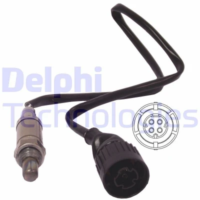 Bilde av DELPHI ES10984 12B1 Lambdasonde Fingersonde, oppvarmet BMW: 3 Cabrio, Sedan, 5 Sedan