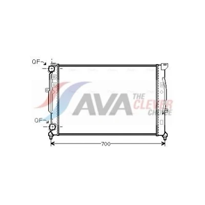 Bilde av PRASCO AI2189 Radiator Aluminium 632 415 23 med hurtigkoplinger Kjøleribber satt sammen mekanisk VOLKSWAGEN: Passat B5 GP Stasjonsvogn