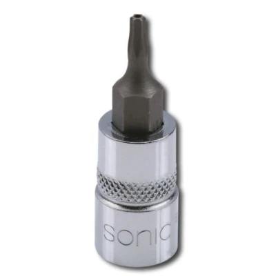 Bilde av SONIC 8173725 Pipenøkkelinnsats 1/4tomme Torx TR DIN 3120 T25H Krom vanadium stål