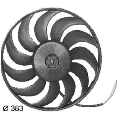 Bilde av MAHLE ORIGINAL CFF 133 000S Kjølevifte 383 12 400 elektrisk uten kjølerlufteramme (kant)