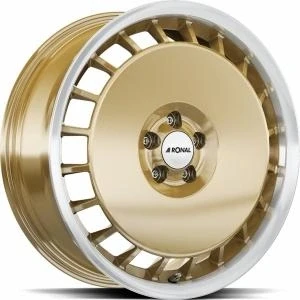 Bilde av RONAL R50 AERO Racing Gold rim LIP cut 8x18 5/120 ET50 B65.1