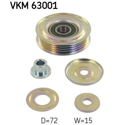 Bilde av SKF VKM 63001 Styrerulle HONDA: CIVIC 6 Hatchback