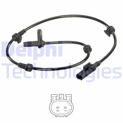 Bilde av DELPHI SS20552 ABS sensor aktiv 700 MERCEDES BENZ: E Klasse T modell, Sedan