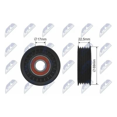 Bilde av Strammerull, kilerem, ford,volvo, 1127103, 1306666, 1371224, 1S7Q6A228AC, 1S7Q 6A228 AC, 1S7Q6A228AD, AD, 1S7Q6A228AE, 6
