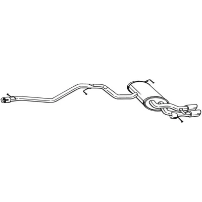 Bilde av sluttlyddemper, vw tiguan, tiguan van, 5N0253609AE, 5N0253609G, 5N0253609H