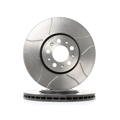 Bilde av BREMBO MAX LINE 09.7010.76 Bremseskiver 288 25 5 innvendig ventilert, med sliss belagt høy karbon skruer VOLKSWAGEN: Golf 4, Polo V Hatchback