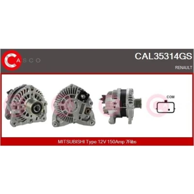 Bilde av CASCO CAL15468AS Dynamo 12V 220A MERCEDES BENZ: Sprinter 3.5 T Minibuss, Van, 5 Van