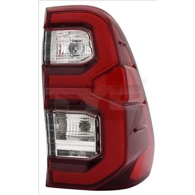 Bilde av TYC 11 15140 16 2 Baklykter venstre LED Rød med pæreholder, uten TOYOTA: Hilux VIII Pick up