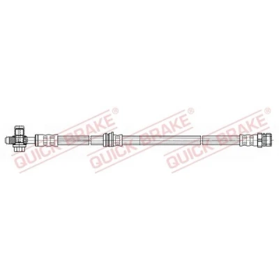 Bilde av Bremseslange, Framaksel høyre, venstre, audi,seat,skoda,vw, 1K0611701, 1K0611701B, 1K0611701D, 1K0611701H, 1K0611701K, 1K06117