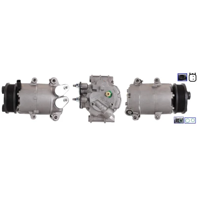 Bilde av LUCAS ACP01038 Kompressor PAG 46 R 134a med tetning FORD: FIESTA 6 Van