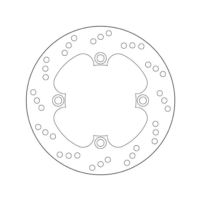 Bilde av BREMBO Bremseskive Fixed , Serie Oro bak 220mm 5mm 4 hullet 68B40749 Bremseskiver, Skivebremser