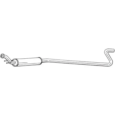 Bilde av Midtre eksospotte BOSAL 285 469
