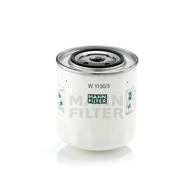 Bilde av MANN FILTER W 1130/3 Oljefilter 3/4 16 UNF med en retursperreventil Påskruingsfilter VOLVO: V70 2, I, S80 I