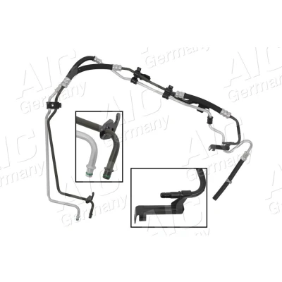 Bilde av Hydraulikkslange, styring, Fra hydraulikkpumpe til styresnekke ford OE 1 335 280, 488 112, 743 276