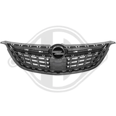 Bilde av DIEDERICHS 1892045 Ventilasjonsgitter foran for kjøretøy med kollisjonsvarsel (radar) OPEL: Zafira C Tourer