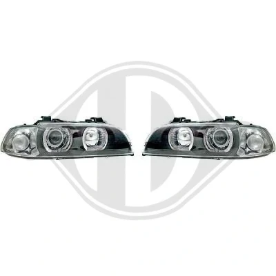 Bilde av DIEDERICHS HD Tuning 1223885 sett hovedfrontlys med motor for høydejustering hovedlys