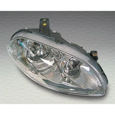 Bilde av MAGNETI MARELLI 712425401129 Frontlykter høyre H7/H1, H7, PY21W, H1 Halogen med blinklys for høyrekjøring motor høydejustering hovedlys
