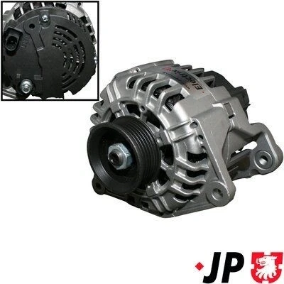 Bilde av JP GROUP 1190103900 Dynamo 14V 120A AUDI: A4 B7 Avant, A6 C5 B5 VOLKSWAGEN: Passat GP Stasjonsvogn, Sedan