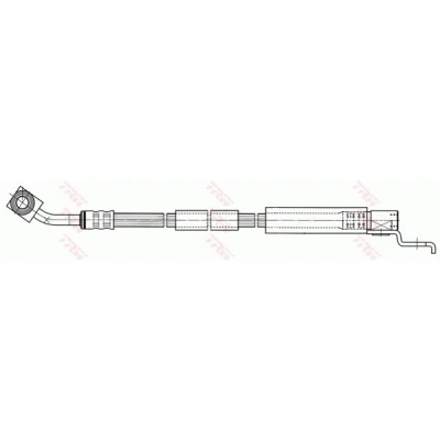 Bilde av TRW PHD442 Bremseslange 454 3/8 24 UNF JEEP: Cherokee II