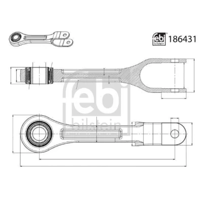 Bilde av stang, stabilisator FEBI BILSTEIN 186431