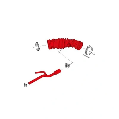 Bilde av Sugeslange, luftfilter, chevrolet aveo / kalos halvkombi, 96813397