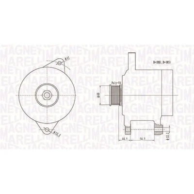 Bilde av MAGNETI MARELLI 063731718010 Dynamo 12V 95A