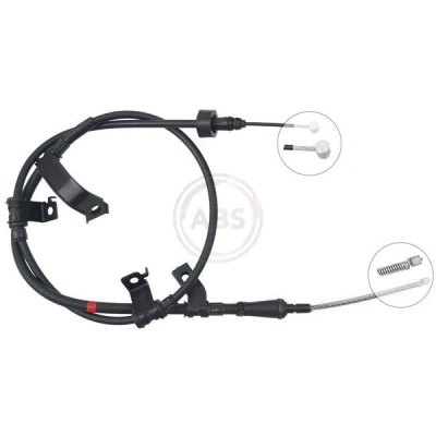 Bilde av Kabel, parkeringsbremse, Bakre venstre, hyundai accent sedan iii, kia rio ii, 597601G010