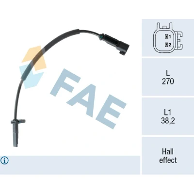 Bilde av Sensor, hjulturtall, Framaksel, ford, 1763975, BK21 2B372 AC