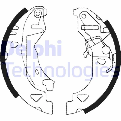 Bilde av DELPHI LS1682 Bremsesko 180 32