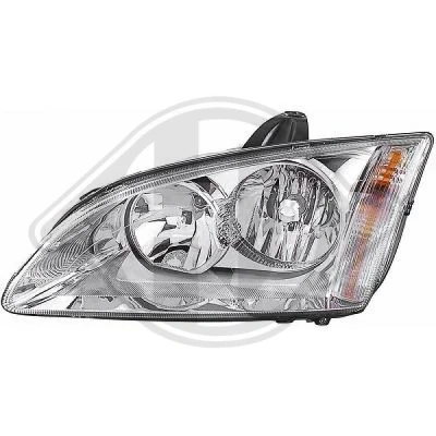 Bilde av DIEDERICHS 1416981 Frontlykter venstre H1/H7 uten motor for høydejustering hovedlys FORD: Focus 2, 2 Kombi
