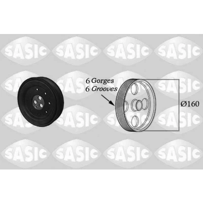 Bilde av SASIC 2156033 Remskive Veivaksel 160 FORD: MONDEO 3 Kombi,