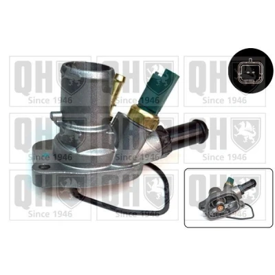Bilde av QUINTON HAZELL QTH642K Termostat 88 med tetning FIAT: 500 Hatchback, Doblo II Stasjonsvogn, Grande Punto Hatchback