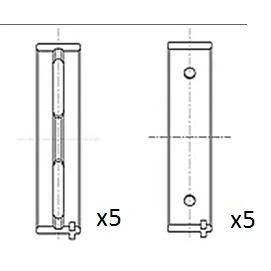 Bilde av FAI AutoParts BM1050 020 Veivaksellager