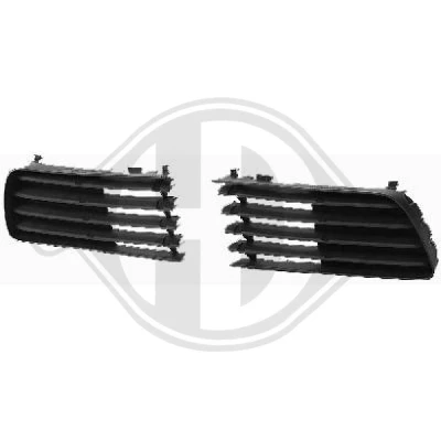 Bilde av DIEDERICHS 6635047 Ventilasjonsgitter uten hull for tåkelys venstre TOYOTA: Prius II Liftback