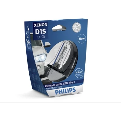 Bilde av Xenon lampe PHILIPS WhiteVision gen2 D1S Pk32d 2, passer mange bilmodeller, 1 742 895 9, 910139 000002, DYX00 99655, N910139 00000