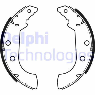 Bilde av DELPHI LS1347 Bremsesko 228 42
