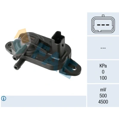 Bilde av Sensor, avgasstrykk, fiat scudo buss, flak/chassi, skåp, lancia phedra, mini mini, clubman, 1400952180, 16.231.373.80,