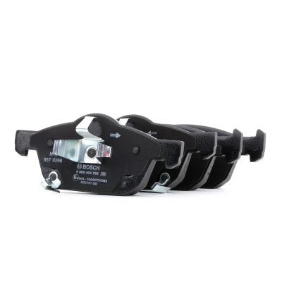 Bilde av BOSCH 0 986 494 785 Bremseklosser Low Metallic med akustisk slitasjevarsel kolbleklips, antihyle blikk HONDA: CIVIC 9, 9 Tourer