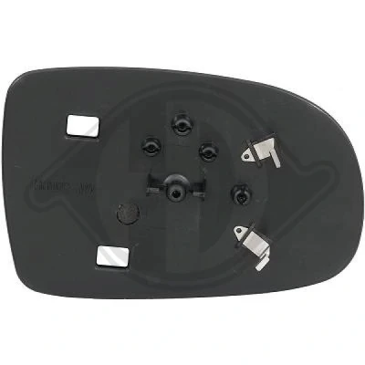 Bilde av Speilglass, ytterspeil, Venstre Diederichs 1813225 opel corsa c, c skåp/halvkombi, tigra twintop OE 1428836, 9224240