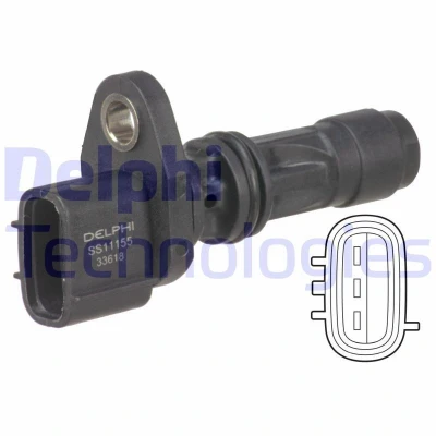 Bilde av DELPHI SS11155 Impulsgiver 3 NISSAN: NP300 Navara Pick up, X Trail, Almera II Hatchback