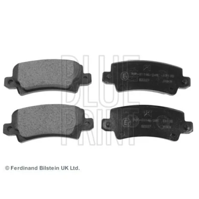 Bilde av BLUE PRINT ADT342131 Bremseklosser bakaksel ekskl. slitasjevarselkontakt TOYOTA: Corolla IX Hatchback, Station Wagon, VIII Liftback