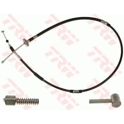 Bilde av TRW GCH2207 Bremsekabel 1580, 1255 Trommelbrems TOYOTA: Corolla VIII Liftback, VII Compact