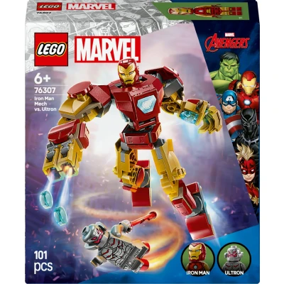 Bilde av LEGO Super Heroes 76307 Iron Man robot mot Ultron Byggesett Plast