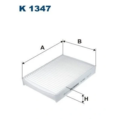 Bilde av FILTRON K 1347 Kupéfilter Partikkelfilter 195 145 30 PEUGEOT: 108 Hatchback, TOYOTA: Aygo