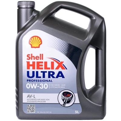 Bilde av Shell Helix Ultra Professional, AV L 0W 30 5l Motorolje 550046304 AUDI: A4 B8 Sedan, VOLKSWAGEN: Sharan II, HONDA: CR V 3