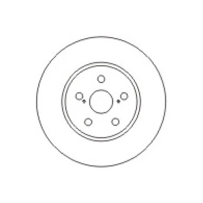 Bilde av MAPCO 45566 Bremseskiver framaksel 277 26 100 ventilert TOYOTA: Avensis II Station Wagon, Sedan, Hatchback