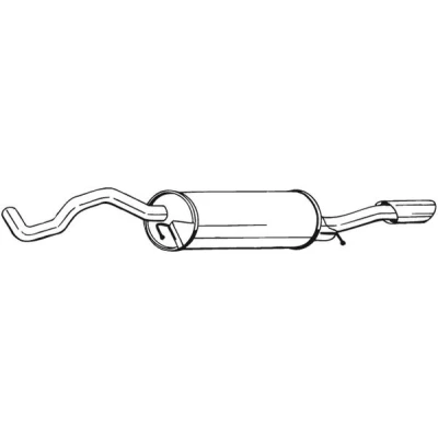 Bilde av sluttlyddemper, audi a4 b5, b5 avant, 8D0253609AA