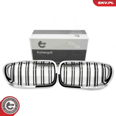 Bilde av ESEN SKV 66SKV187 Radiatorgitter krom/sort BMW: 5 Touring, Sedan